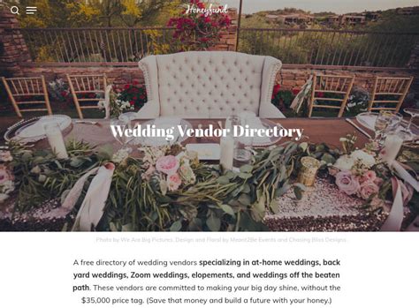 wedding directory website.